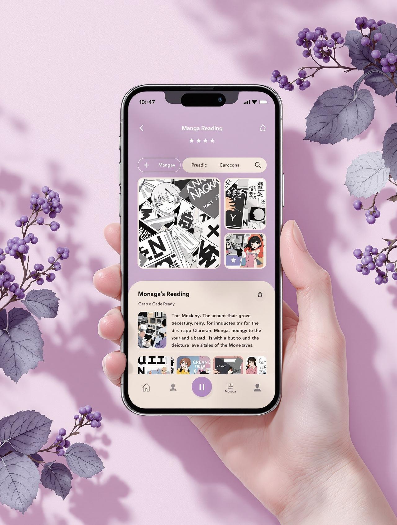 漫画软件APP界面展示